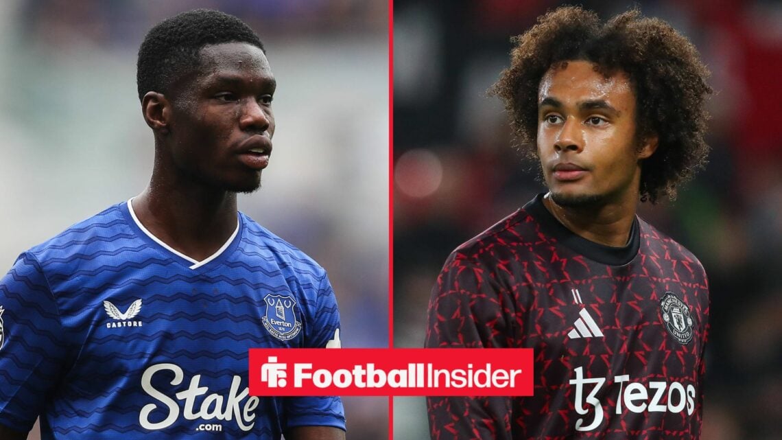 Liverpool, England, 5th October 2025. Thierno Barry of Everton during the Everton vs Crystal Palace Premier League match at Hill Dickinson Stadium,...