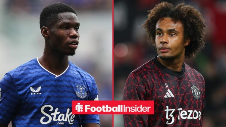 Liverpool, England, 5th October 2025. Thierno Barry of Everton during the Everton vs Crystal Palace Premier League match at Hill Dickinson Stadium,...