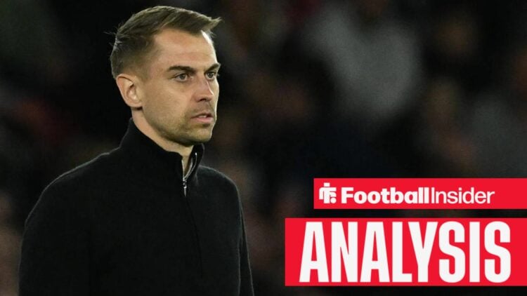 Southampton manager Tonda Eckert during the EFL Sky Bet Championship Play Off Second Leg match between Southampton and Middlesbrough at the St Mary...