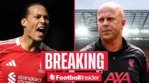 Virgil van Dijk alongside Arne Slot