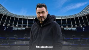 Roberto De Zerbi at the Tottenham Hotspur Stadium