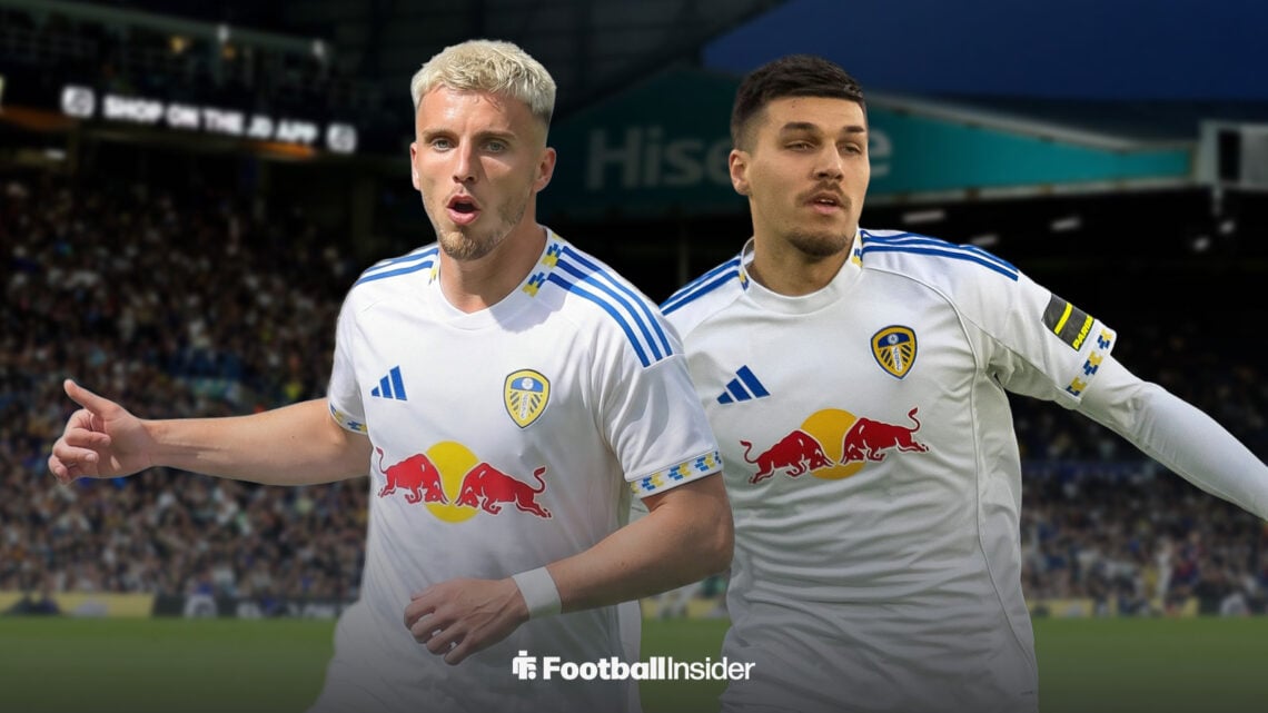 Stuttgart striker Ermedin Demirovic edited into Leeds shirt with Joel Piroe