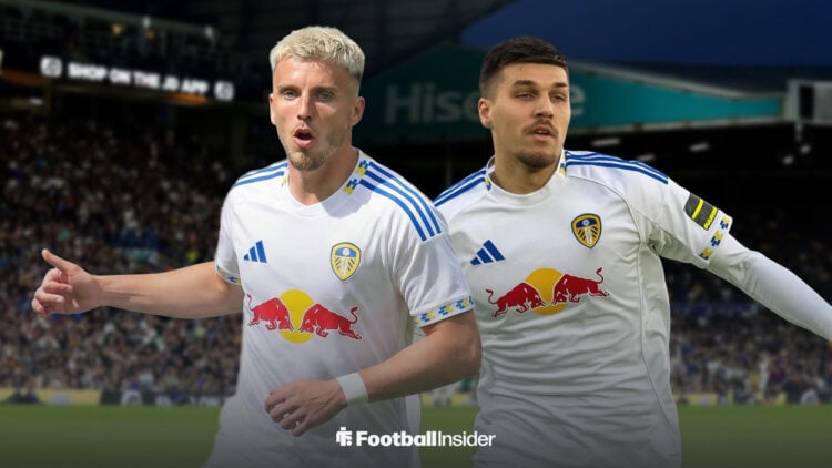 Stuttgart striker Ermedin Demirovic edited into Leeds shirt with Joel Piroe