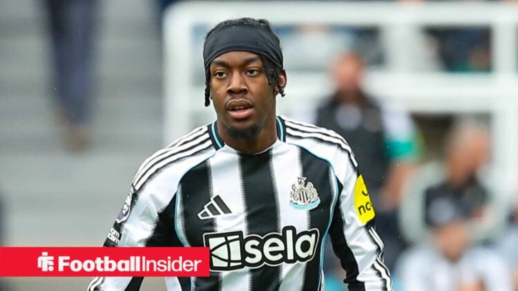 Newcastle United winger Anthony Elanga