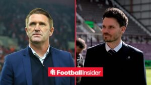 Robbie Keane on left Danny Rohl on right