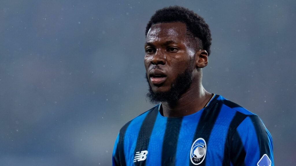 Yunus Musah in action for Atalanta